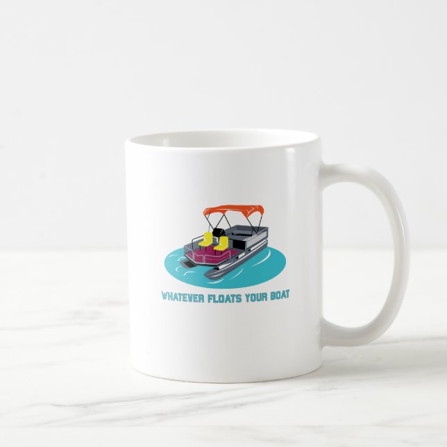 Quoi Floats Mug pour les propriétaires de bateaux  (Droite)
