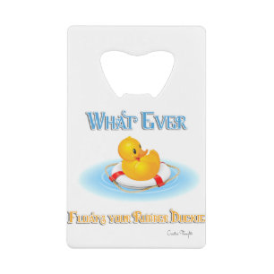 Quoi qu'il Flotte votre Duckie en caoutchouc