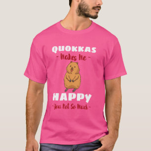Quokka Animals Funny Australian Niedlich Pet T-Shirt