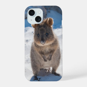Quokka aus Australien am Strand iPhone 15 Hülle