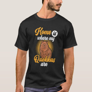 Quokka ist meine Zuhause Kurz gezacktes Skandal Wa T-Shirt