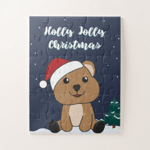 Quokka Weihnachtsschnee Wintertiere Quokkas Jigsa