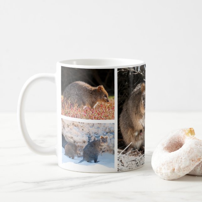 Quokkas aus Australien Kaffeetasse (Mit Donut)