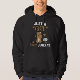 Quokkas für Mädchen, die die Quokka Liebe Hoodie