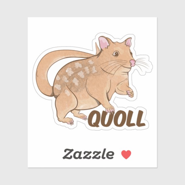 Quoll Australian Marsupial Aufkleber (Blatt)