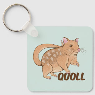 Quoll Australian Marsupial Schlüsselanhänger