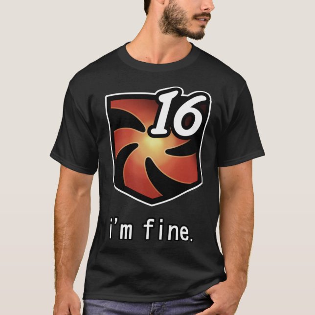 &quot;I&x27;m Fine&quot; Vuln Stacks [FFXIV]-Klass T-Shirt (Vorderseite)