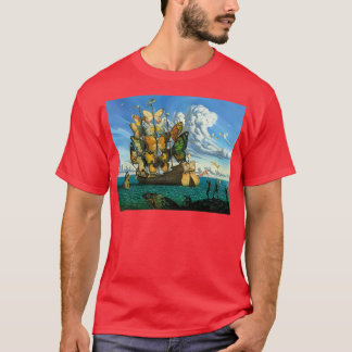QuotAbfahrt des Flügelschiffs durch Vladamir Kush T-Shirt