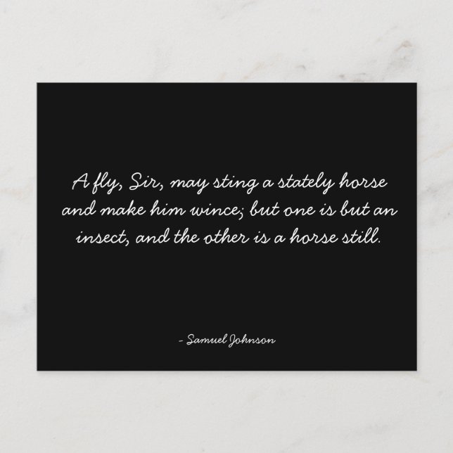 Quotable Postkarte - Stärke (Vorderseite)