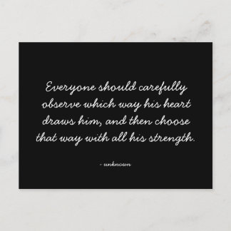 Quotable Quotes - Arbeit und Karriere Postkarte