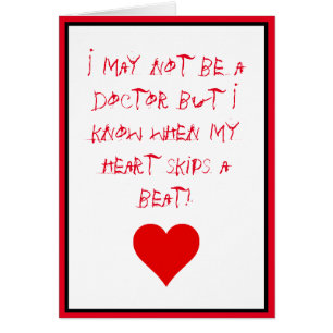 Quote says My Heart Skips a Beat