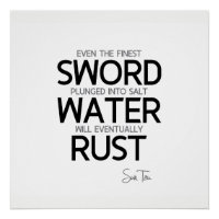 QUOTEN: Sun Tzu: feinstes Schwert, Salzwasser