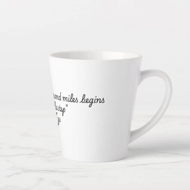"Quotes for Life Collection" Lao Tzu Milchtasse (Rechts)