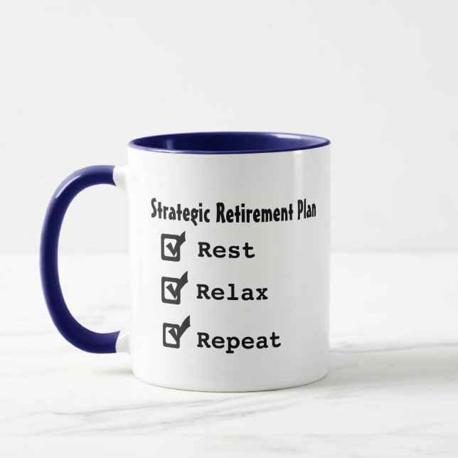 Quotes für individuelle Altersvorsorge, Witze, Ret Tasse (Links)