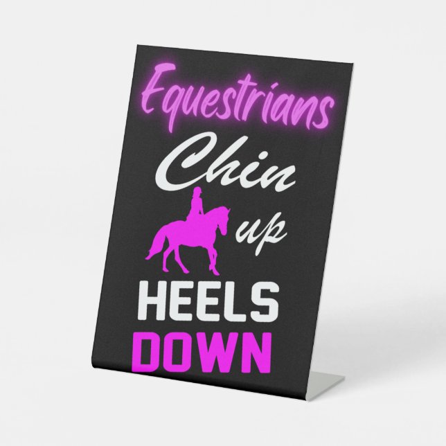 Quotes für Reittiere Sockelschild (Vorderseite)