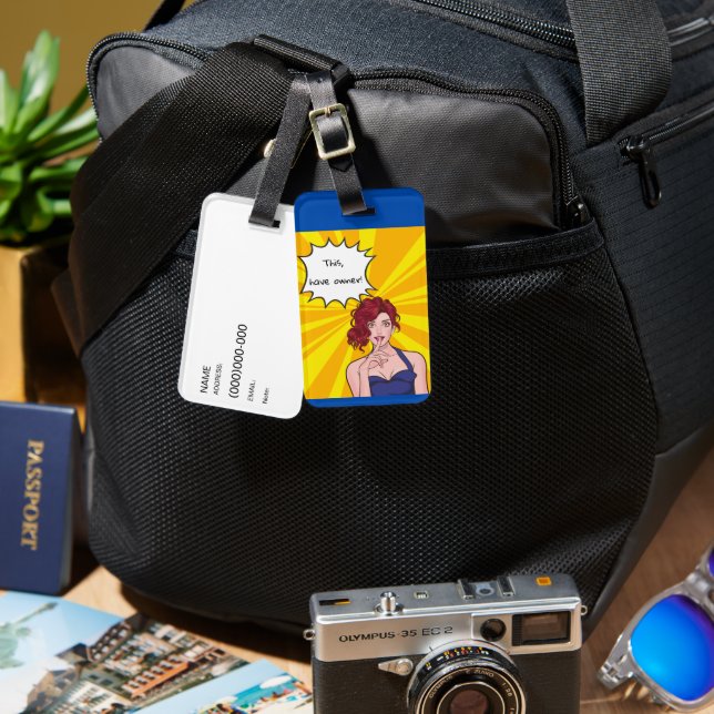 quotes lovers bearbeitet gepäckanhänger (Vorderseite & Rückseite)