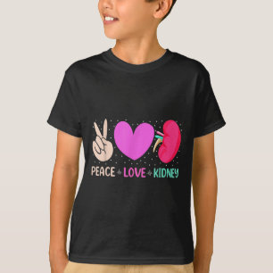 Quotes Nurse Peace Liebe Nephrologie Nephrologie D T-Shirt