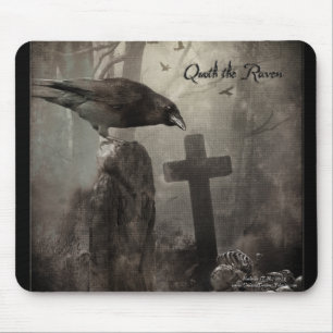 Quoth the Raven Mousepad