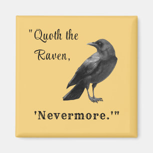 "Quoth the Raven ..." Personalisiertes Herbstmagaz Magnet