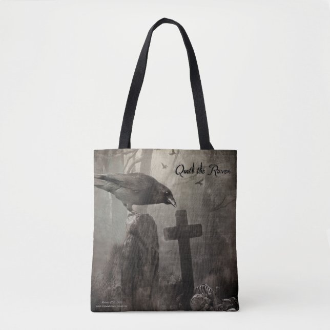 Quoth the Raven Tasche (Vorderseite)