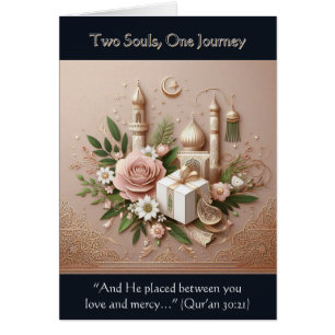 Qur’an-Inspiriert Hochzeitkarte
