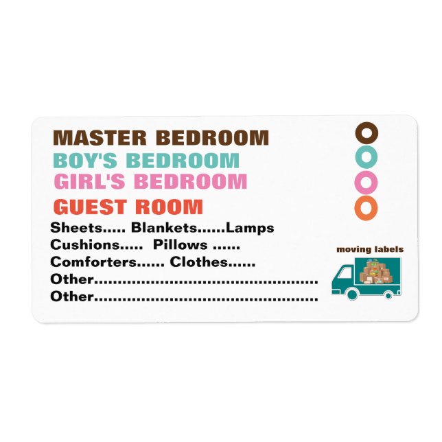 Qu'y a-t-il dans la boîte ? - Étiquettes mobiles - (Devant)