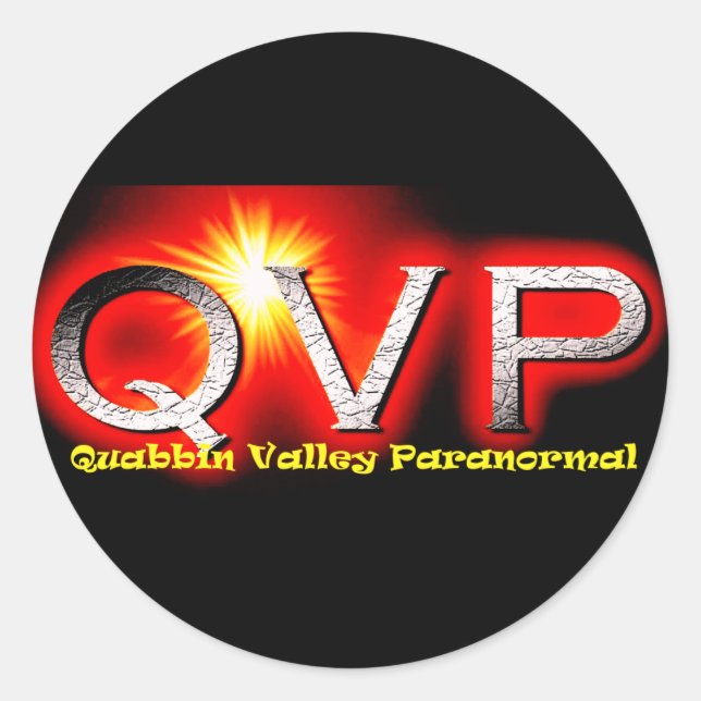 QVP Logo-Aufkleber Runder Aufkleber (Vorderseite)