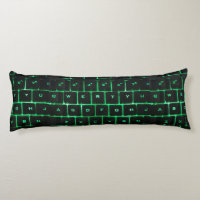 QWERTY grüne Schlüssel der Computer-Tastatur