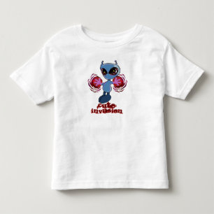 Qwiby : Mignonne T-shirt Toddler Invasion