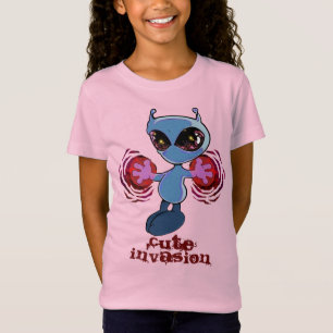 Qwiby : Mignonne T-shirt Toddler Invasion