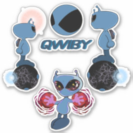 Qwiby Stickers Aufkleber