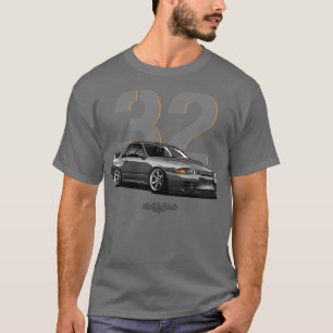 R32 GTR graues T-Shirt