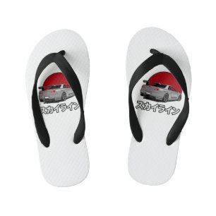 R34-Skyline-Umdreh Kinderbadesandalen