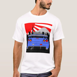 R34 und die aufgehende Sonne T-Shirt