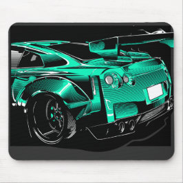R35 GTR GREEN BEAST MOUSEPAD