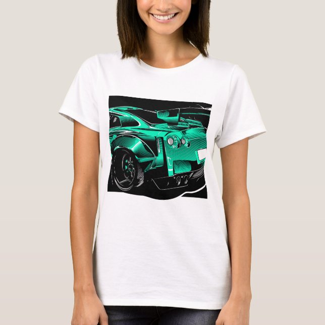 R35 GTR GREEN BEAST T-Shirt (Vorderseite)