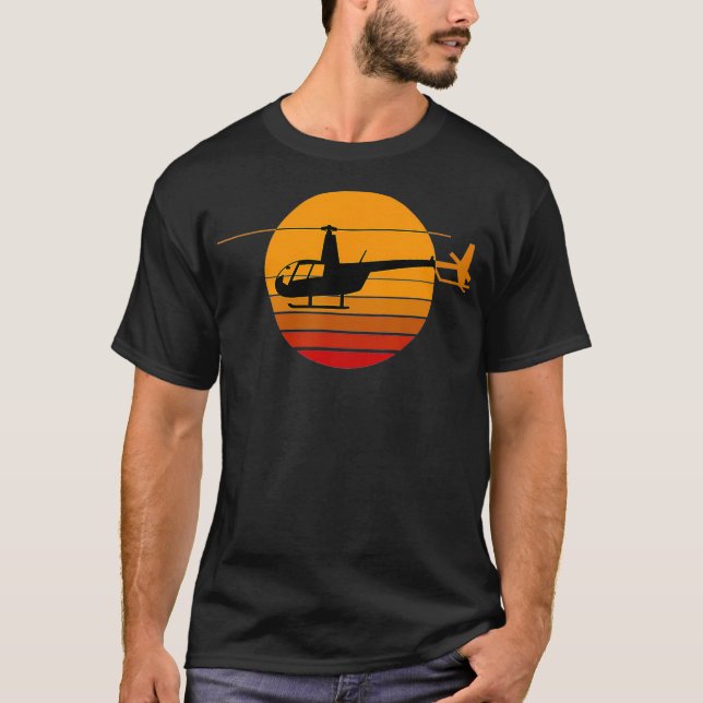 R44 Helicopter Pilot Aviation  R44 Helicopter T-Shirt (Vorderseite)