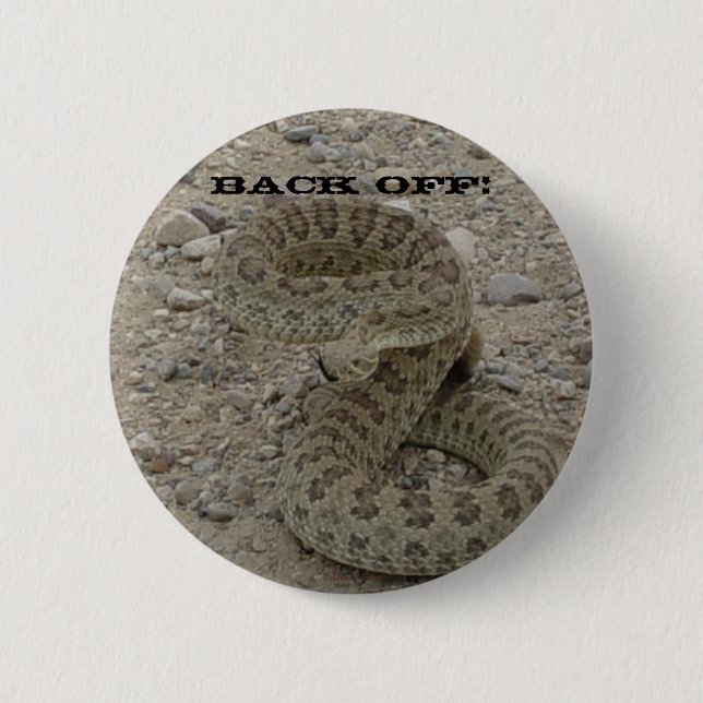 R9 Prärie-Klapperschlange Button (Vorderseite)