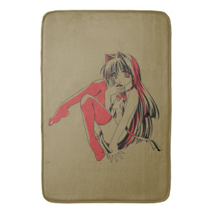 R & B Manga, Neko Catgirl Furry Loli Anime Badematte