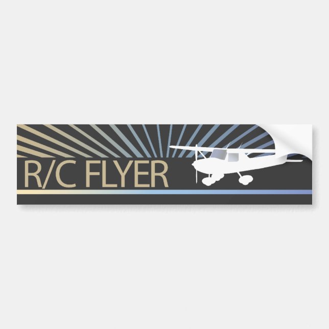 R/C Flyer Autoaufkleber (Vorne)