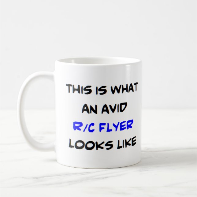 r/c Flyer, avid Kaffeetasse (Links)