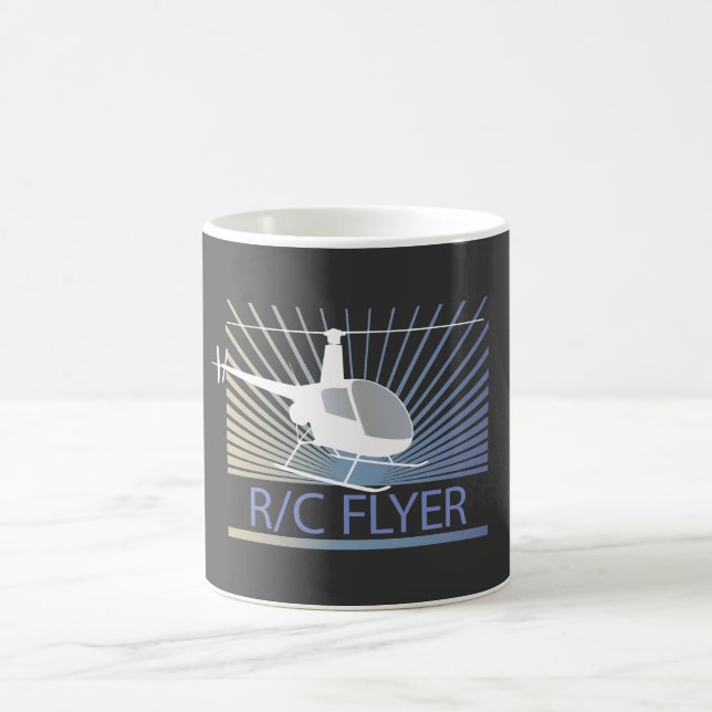 R-C Flyer-Hubschrauber Kaffeetasse (Mittel)