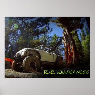 R/C Wildnis weg von der Straße Poster