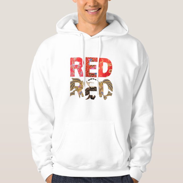 R.E.D. - Batik-Muster Hoodie (Vorderseite)