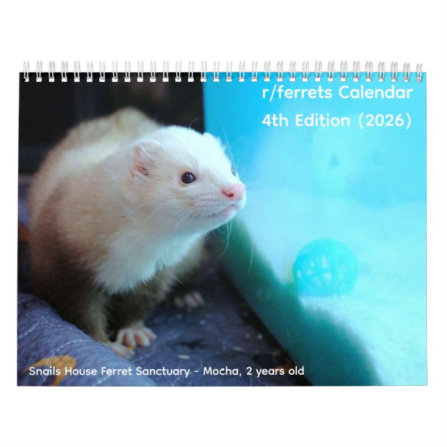 r/Frettchen-Kalender 4. Ausgabe (2026) Kalender (Titelbild)