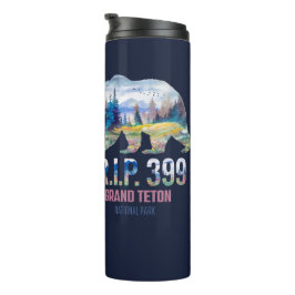 R.I.P. 399 Königin des Zetonbären Thermosbecher