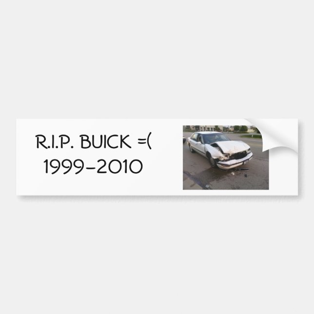 R.I.P. BUICK AUTOAUFKLEBER (Vorne)