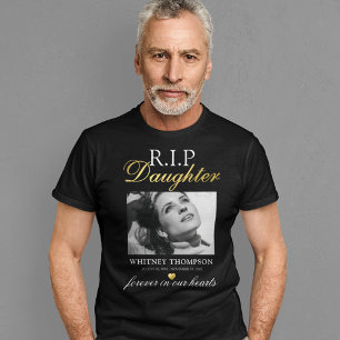 R.I.P Daughter Foto Memorial T - Shirt