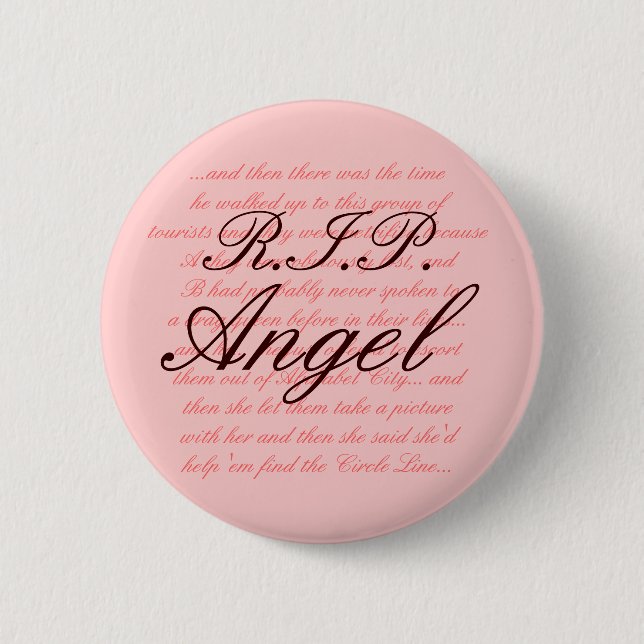 R.I.P. Engel Button (Vorderseite)