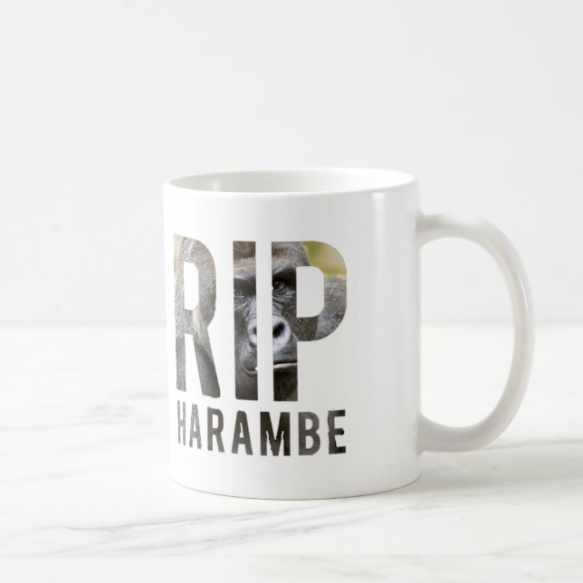 R.I.P Harambe Tasse (Rechts)